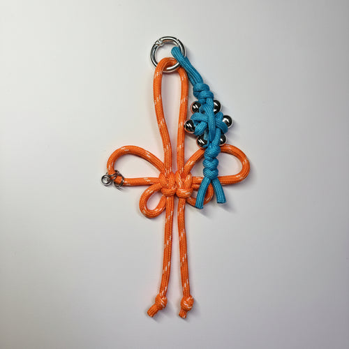 Charm de Mariposa - Naranja & Azul
