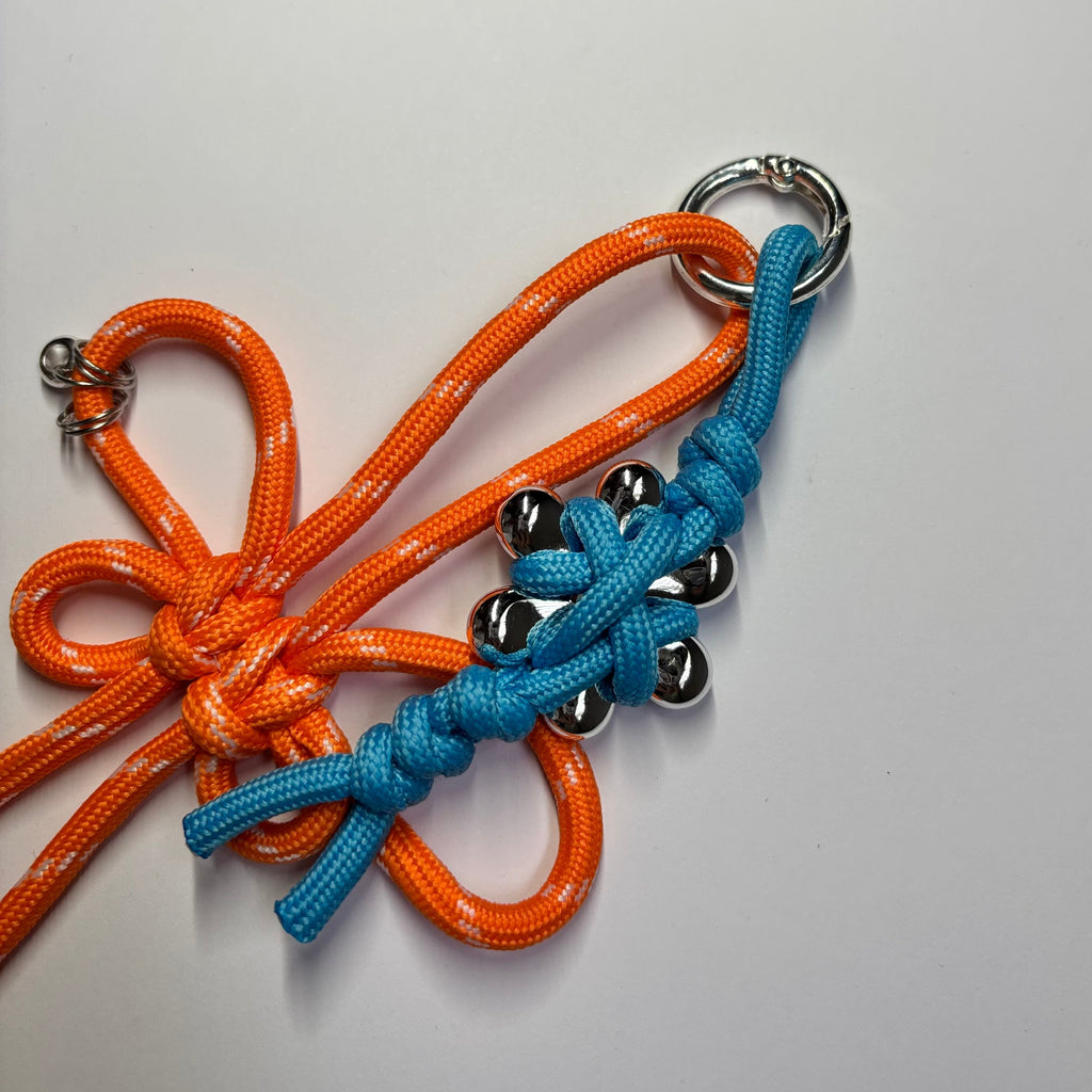 Charm de Mariposa - Naranja & Azul