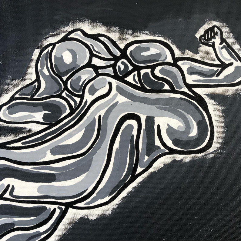 Obra Original "Disfrutando de la Oscuridad" (2020) — Manos Parlantes
