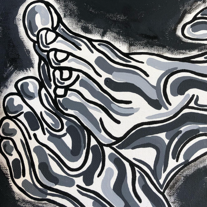 Obra Original "Disfrutando de la Oscuridad" (2020) — Manos Parlantes
